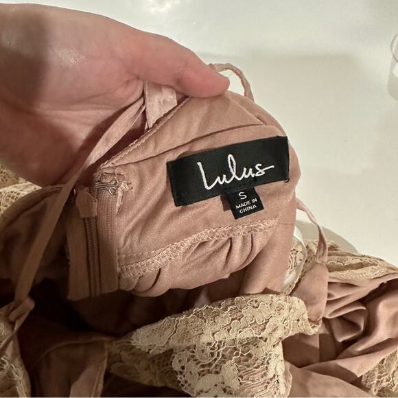 Lulus Stolen Moments‎ Dusty Pink Sleeveless Maxi Dress Size S - Picture 7 of 11